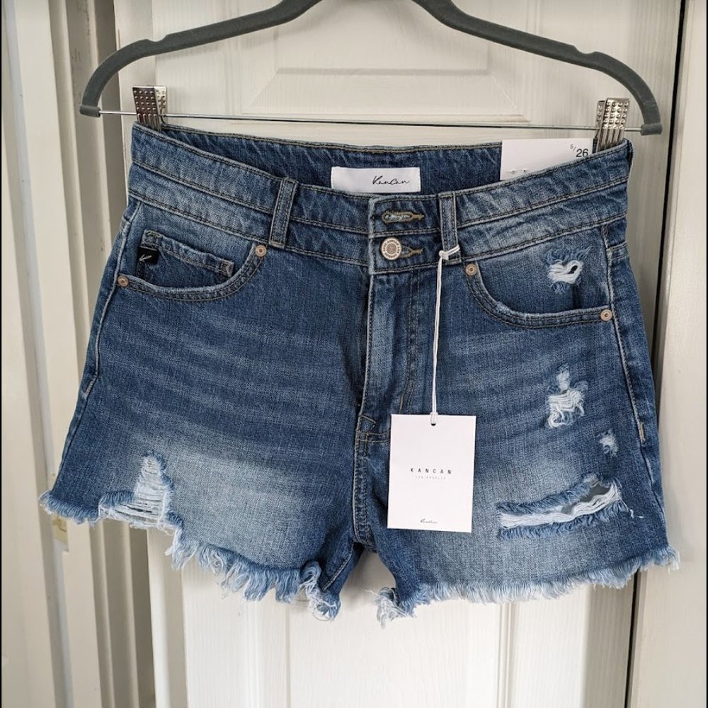 KanCan high rise shorts size 5